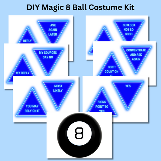 DIY Magic 8 Ball Costume Kit